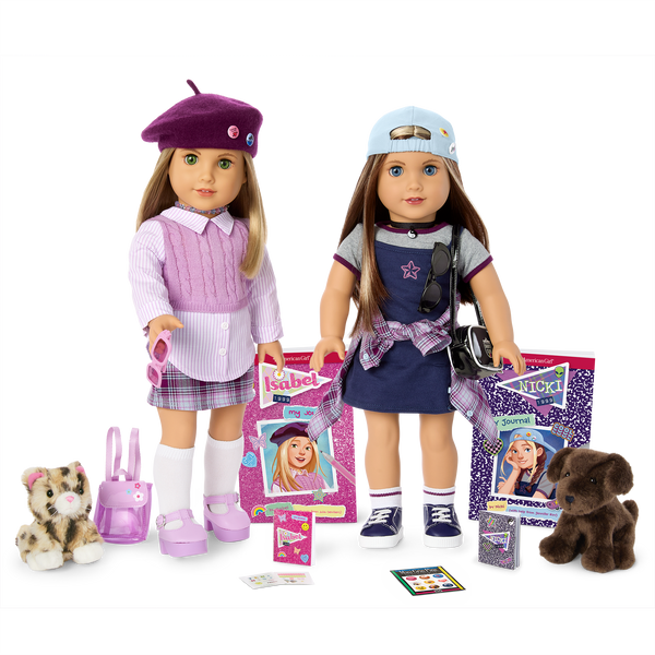 90s Twins Isabel Nicki Gift Set American Girl