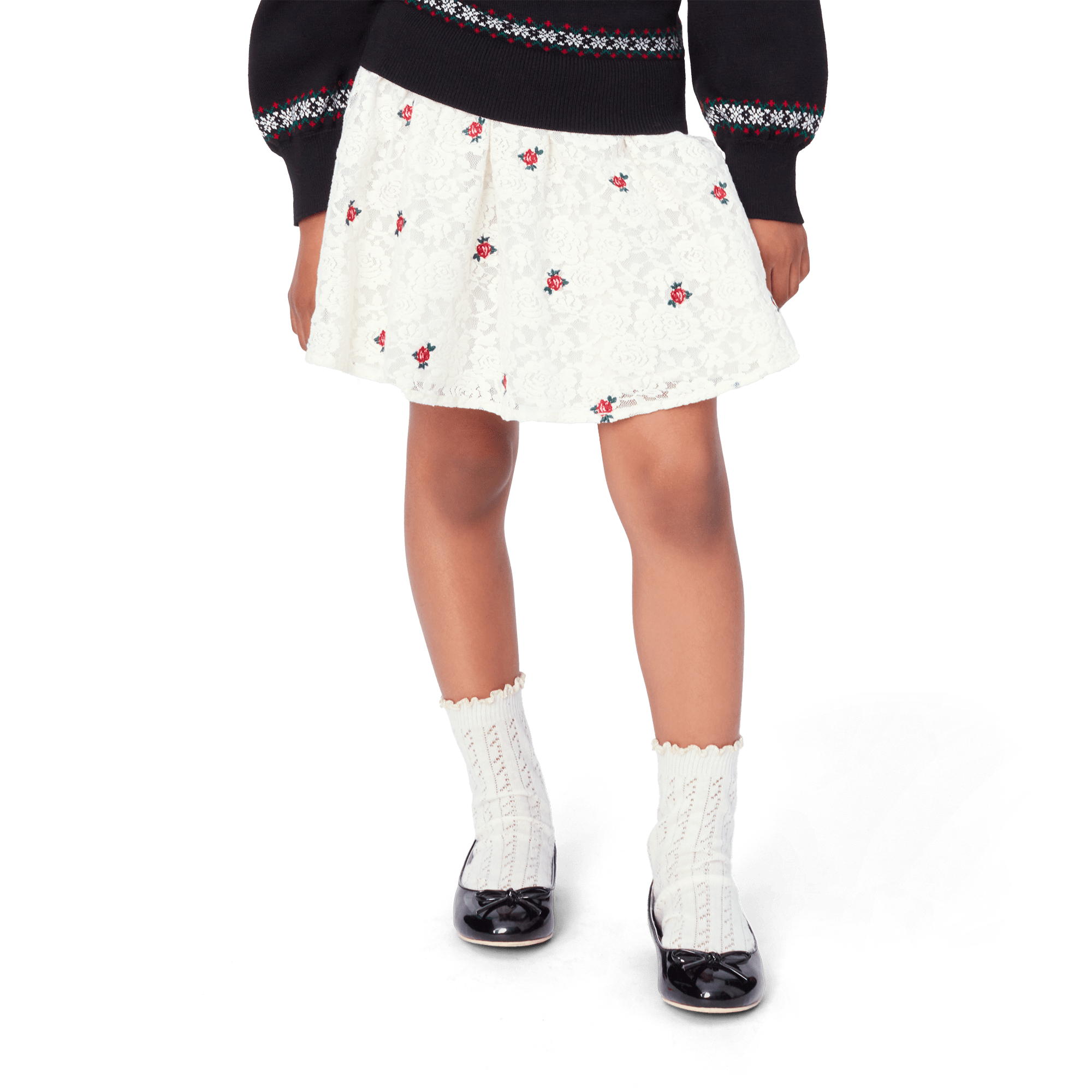 American Girl® x Janie and Jack Holiday Rose Skirt for Girls