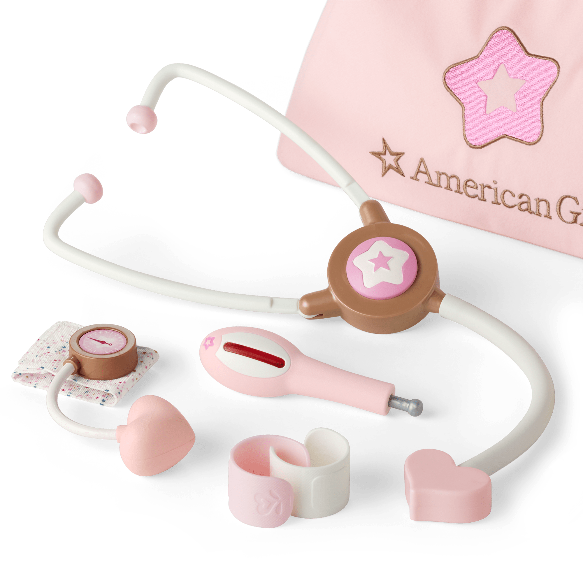 Stethoscope American Girl Medical Kit EFOSHM 32-Piece Toy Doctor