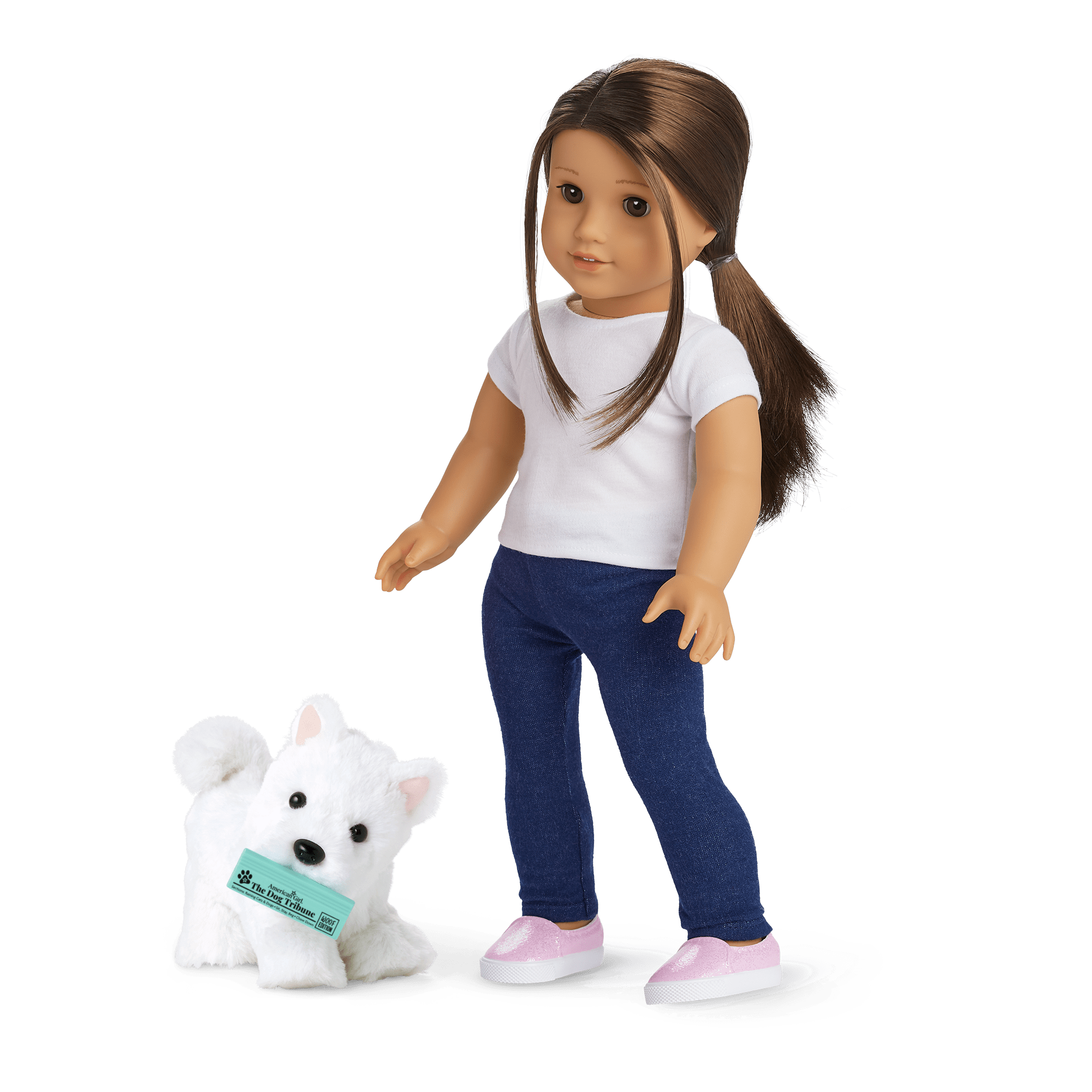 Coconut Chip™ Dog for 18-Inch Dolls | American Girl®