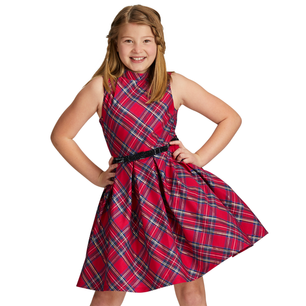 white christmas dresses Bailey Boys Girls Green Christmas Dress main image 1