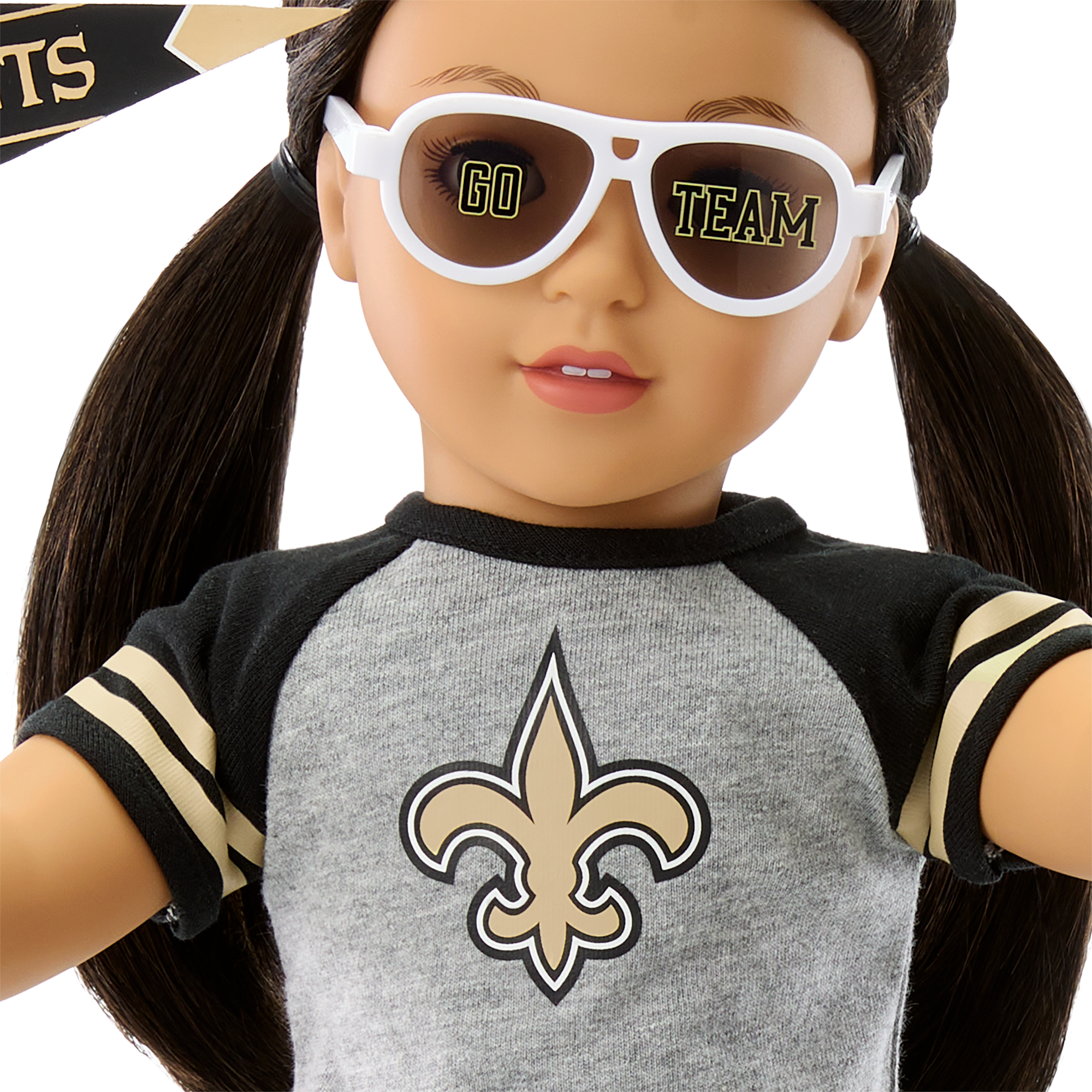 NFL New Orleans Saints Fan Gear for Dolls