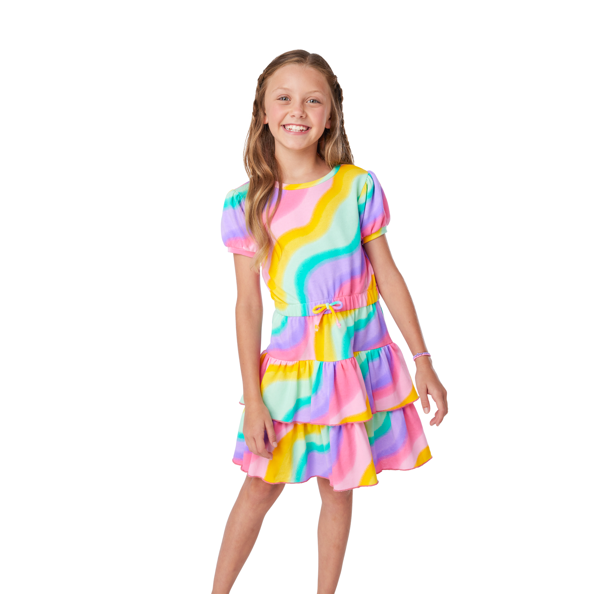 Summer’s™ Rainbow Swirl Dress for Girls (Girl of the Year™ 2025)
