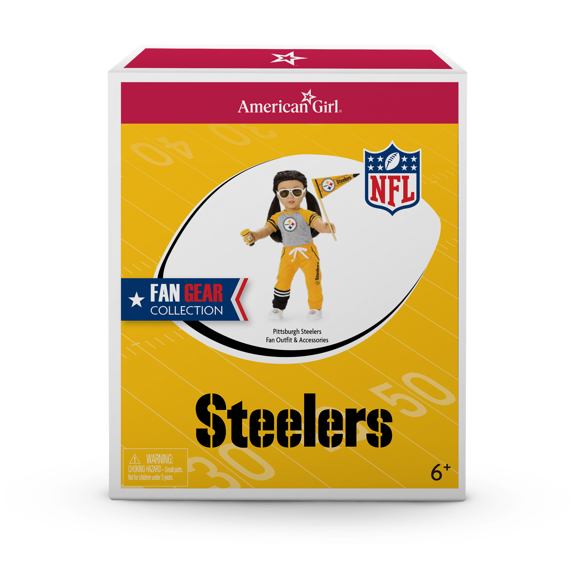 NFL Pittsburgh Steelers Fan Gear for Dolls